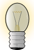Electronic Light Bulb Clip Art