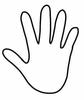 Clipart Handprint Outline Image