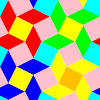 Diamond Squares 4 Filled Pattern Clip Art