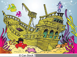 Sunken Ship Clipart Free Images At Clker Com Vector Clip