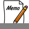 Memo Clipart Image