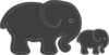 Elephantimagegray Clip Art