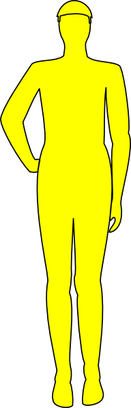 yellow man clipart - photo #15