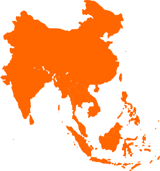 clipart map of asia - photo #4