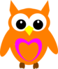 Purple Gray Owl Roseanne Clip Art