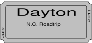 Dayton Tickets Clip Art