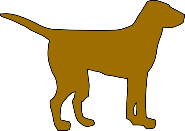 free clipart dog silhouette - photo #19