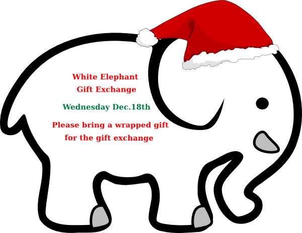 white elephant clip art free - photo #44
