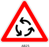 Roundabout Sign Clip Art