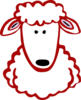 Red Lamb Clip Art