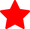 Star-red Clip Art