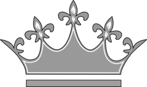 Grey Princess Crown Clip Art at Clker.com - vector clip art online