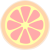 Grapefruit Slice Clip Art