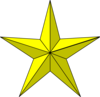 Gold Star Clip Art