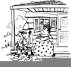 Hillbilly Woman Clipart Image