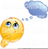 Thinking Smiley Clipart Image
