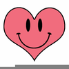 Smiling Heart Clipart Image