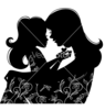 Beautiful Mother Silhouette Vector Image