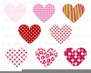 Valentine Conversation Heart Clipart Image