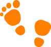 Orange Feet Clip Art