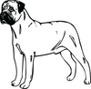 Dog Portrait Clipart Image