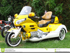 Honda Goldwing Motorcycle Clipart Image
