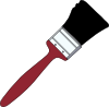 Tom Red Paintbrush Clip Art