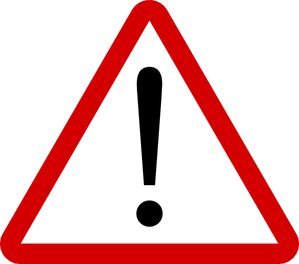 clip art warning signs - photo #14