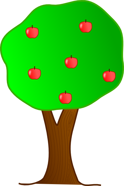 clipart of an apple tree - photo #12
