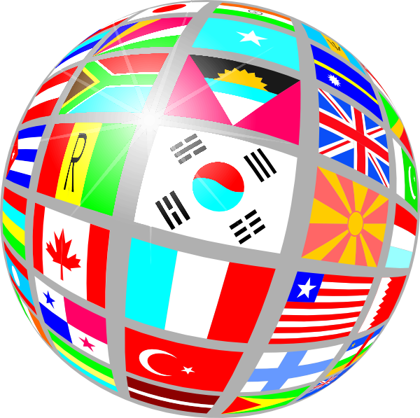 clip art flags of the world free - photo #1
