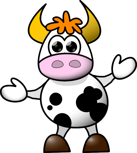 cute cow clipart free - photo #11