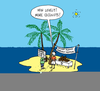 Desert Island Clipart Image