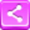 Free Pink Button Share Image