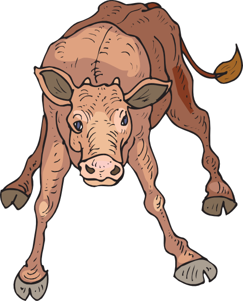 cow and calf clipart - photo #49