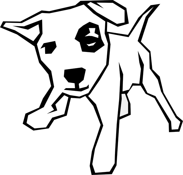 Dog Simple Drawing Clip Art at Clker.com - vector clip art online