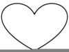 Black Clipart Heart White Image