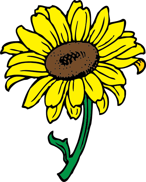 clip art sunflower. Sunflower Clip Art. Sunflower
