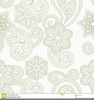 Free Paisley Background Clipart Image