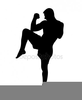 Clipart Kickboxing Image