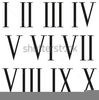 Clipart Roman Number Image