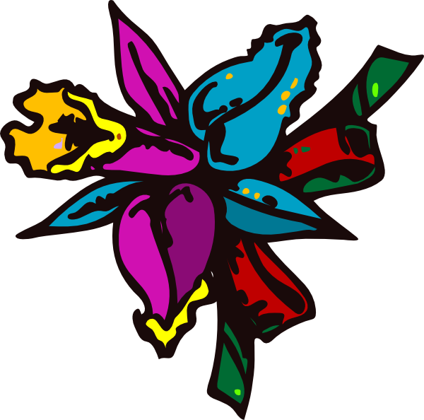 clipart cartoon flowers - photo #13