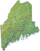 Portland Maine Clipart Map Image