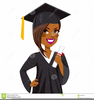 Hand Holding Diploma Clipart Image