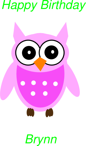 free birthday owl clip art - photo #4