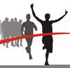 Clipart Runner Finish Line Image