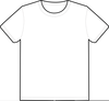 White T Shirt Clipart Image