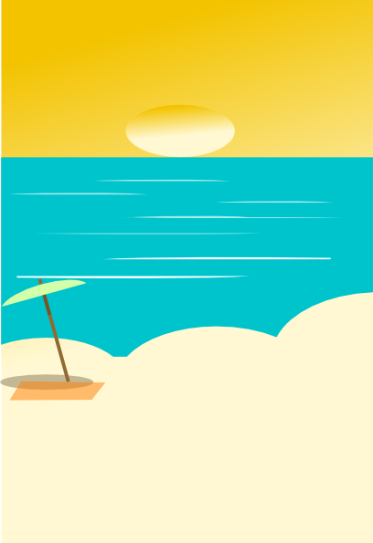 free beach clipart backgrounds - photo #29