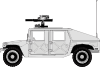 Armed Hummer Clip Art