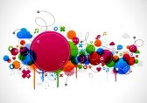 Abstract Colorful Background Design With Paint Splatter Eps Image