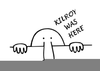 Kilroy Was Here Clipart Image